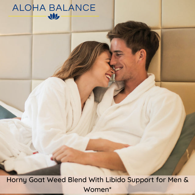 Horny Goat Weed Blend - Libido Support - Natural Suplement for Men & Women by Aloha Balance