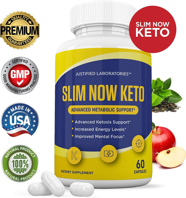 (5 Pack) Slim Now Keto Maxx Pills Includes Apple Cider Vinegar Gobhb Exogenous Ketones Advanced Ketogenic Supplement Ketosis Support for Men Women 300 Capsules