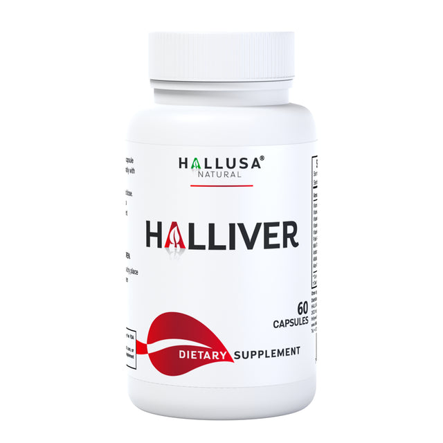 HALLIVER - Liver Health & Detox Support - Digestion and Cleanse - 60 Cap