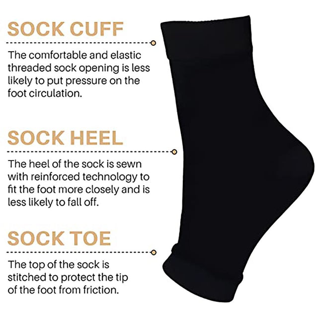 Joefnel Soothe Socks for Neuropathy Pain ,Ankle Brace Compression Support,Soothesocks for Neuropathy,Soothe Socks Arch Support for Women & Men