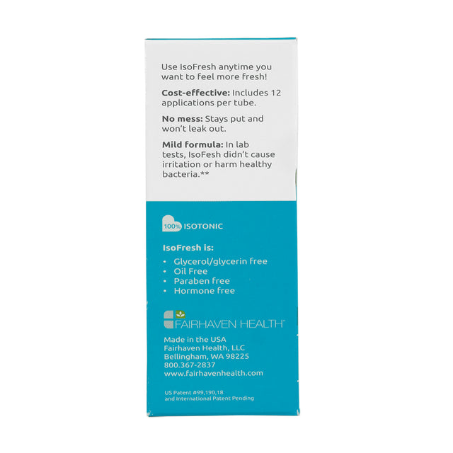 Fairhaven Health Iso Fresh Balancing Gel Stops Feminine Odor, Unscented, 1 Oz