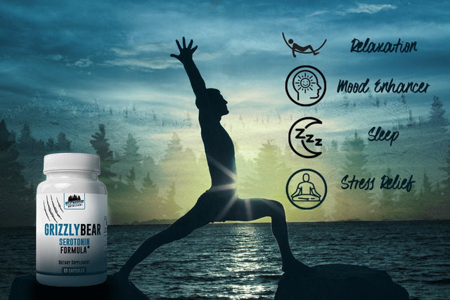Grizzly Bear: Serotonin Booster Supplement - L-Tryptophan and 5-HTP