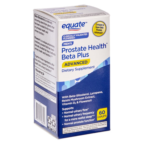Equate Men'S Prostate Health Beta plus Advanced, 60 Count