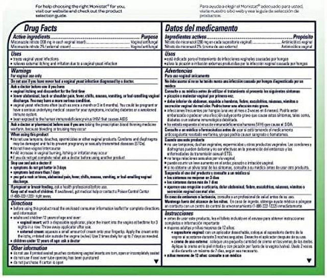 Monistat 1-Day Vaginal Antifungal Cure & Itch Relief Maximum Strength Treatment Ovule Pack of 3