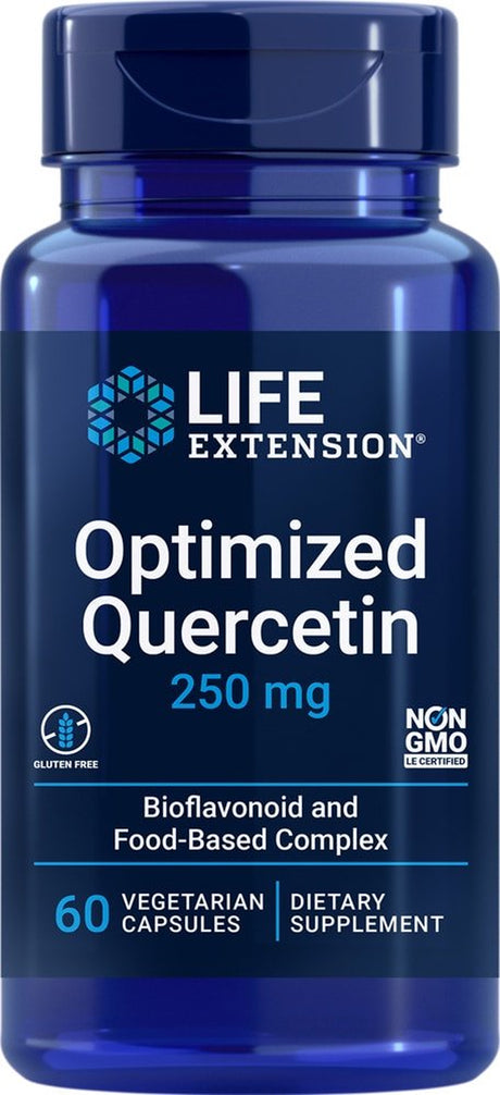 Life Extension Optimized Quercetin -- 250 Mg - 60 Vegetarian Capsules