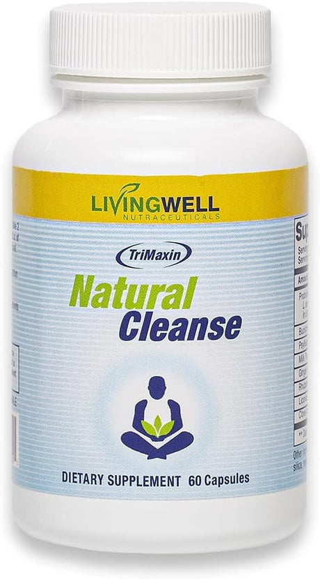 14 Day Natural Colon Cleanse, Supports Healthy Bowel Movements, Natural Detox, Advanced Cleanse Formula for Men and Women - 60 Count