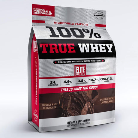 100% True Whey, Double Rich Chocolate, 5 Pound