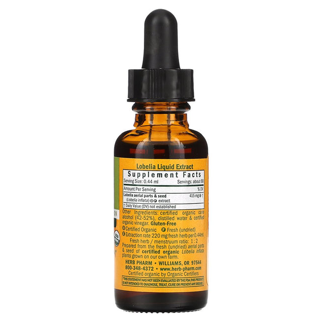 Herb Pharm Lobelia, 1 Fl Oz (30 Ml)