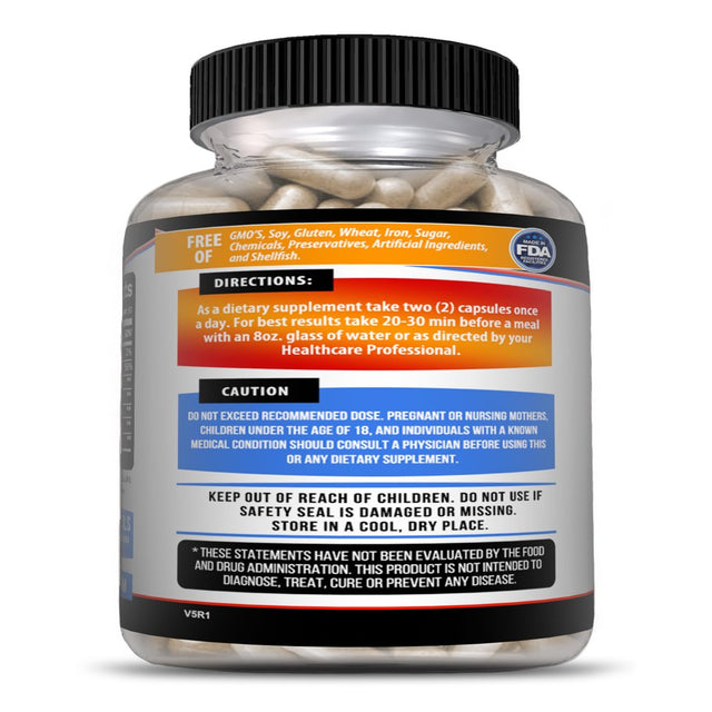 Kaya Naturals Nitric Blast 60Ct, L-Arginine NO2, Natural Testosterone Booster