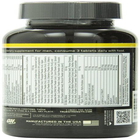 OPTIMUM NUTRITION Opti-Men, Mens Daily Multivitamin Supplement with Vitamins C, D, E, B12, 150 Count