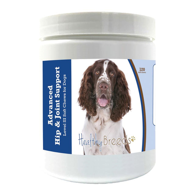 Healthy Breeds English Springer Spaniel Advanced Hip & Joint Support Level III Soft Chews for Dogs 120 Count