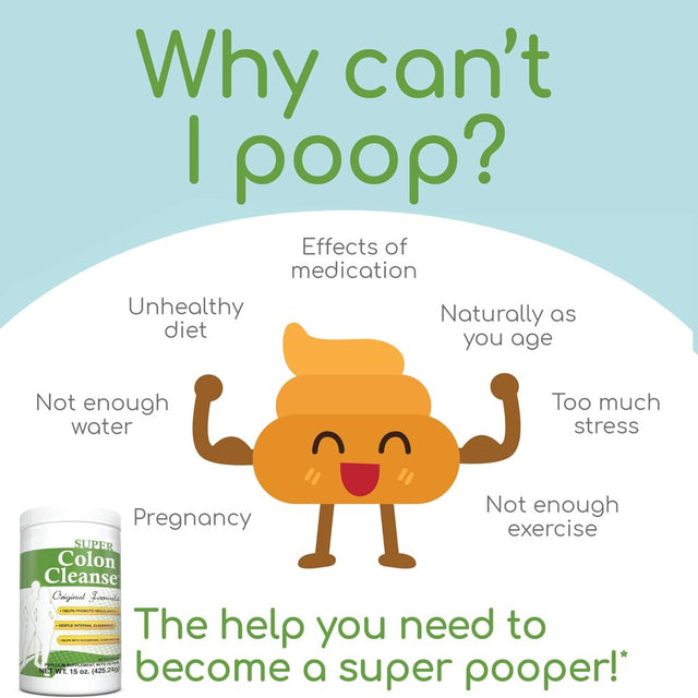 Health plus Super Colon Cleanse Original Formula, 15 Oz Powder, 42 Servings