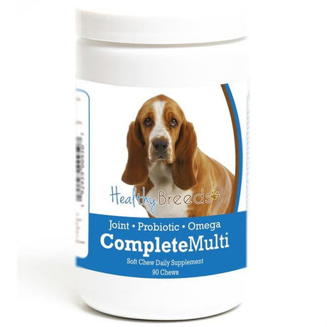 Healthy Breeds 192959009507 Basset Hound All in One Multivitamin Soft Chew - 90 Count