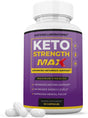 Keto Strength Max 1200MG Pills Includes Apple Cider Vinegar Gobhb Strong Exogenous Ketones Advanced Ketogenic Supplement Ketosis Support for Men Women 60 Capsules