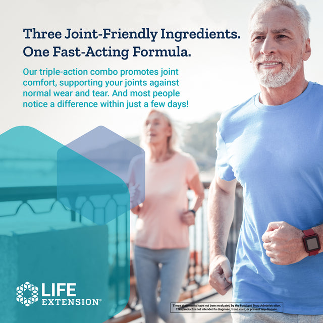 Life Extension Fast-Acting Joint Formula – Advanced Joint Health Support Supplement for Men & Women - for Joint Discomfort & Inflammation Response – Non-Gmo, Gluten-Free - 30 Capsules