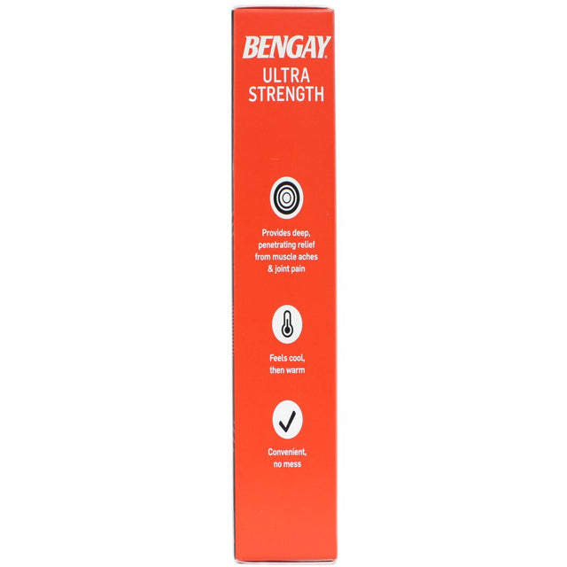 2 Pack - Bengay Ultra Strength, Pain Relieving Patch, Large Size, 4 Count Each