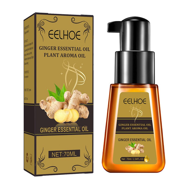 Ginger Essential Oil for Swelling and Pain Relief, Belly off Massage Oil, Ginger Oil Massage Liquid