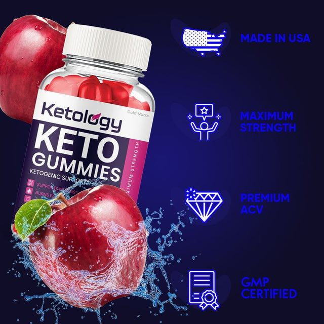 Ketology Keto Gummies, Weight Loss Supplement, Powerful Formula, Maximum Strength (5 Pack)