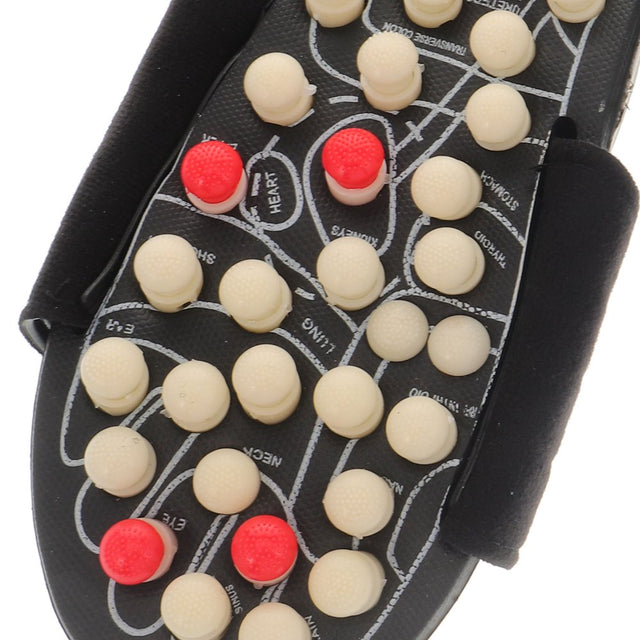 Foot Massagers Slippers Unisex Acupressure Massage Slippers for Relief Plantar Fasciitis Heel Arch Arthritis Neuropathy Pain (Size 38)