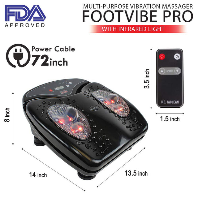 Footvibe Pro Foot Massager for Pain Relief U.S. Jaclean Inc. - FSA HSA Eligible