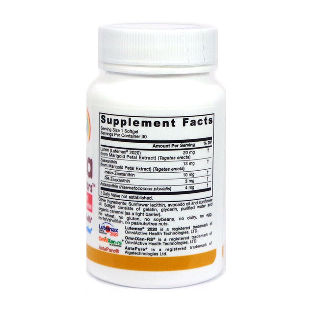 Jarrow Formulas, Inc. Carotenoid Complex Maculapf 30 Sgels