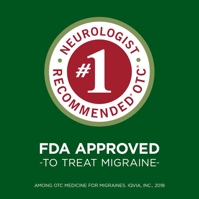 Excedrin Migraine Medicine Caplets for Migraine Headache Relief, 100 Count