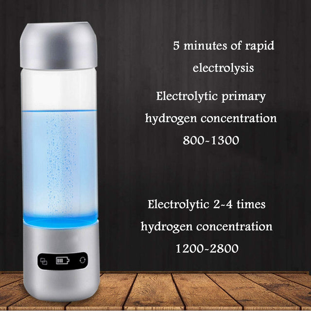 LOVEPET High Concentration Hydrogen-Rich Water Cup SPE Ion Membrane Alkaline Water Purifier Micro-Electrolysis Water Glass 500Ml