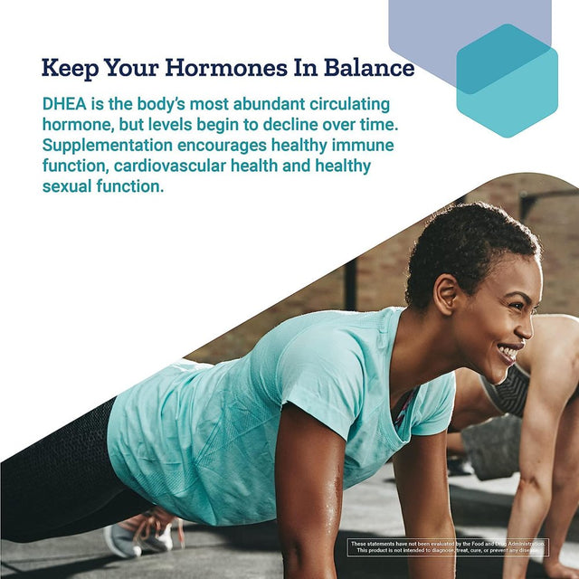 Life Extension DHEA, 100 Mg - Promotes Optimal Hormone Balance & Overall Health - Gluten-Free, Non-Gmo - 60 Vegetarian Capsules