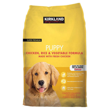 Kirkland Signature Puppy Formula Chicken, Rice and Vegetable Dog Food 20 Lb.