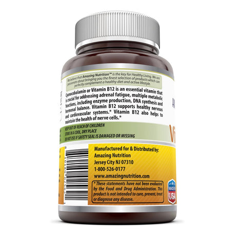 Amazing Formulas Vitamin B12 500 Mcg 200 Tablets