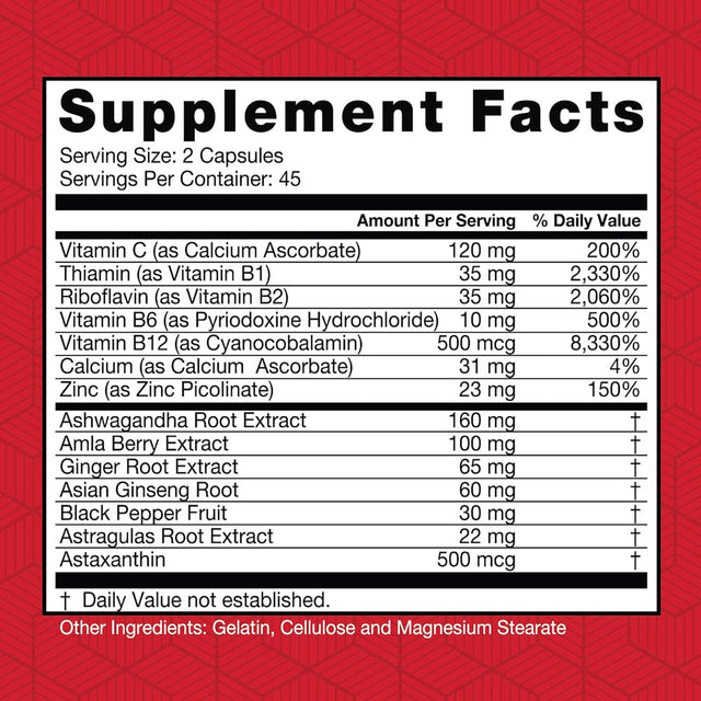 Health plus Super Adrenal Cleanse, 90 Capsules, 45 Servings