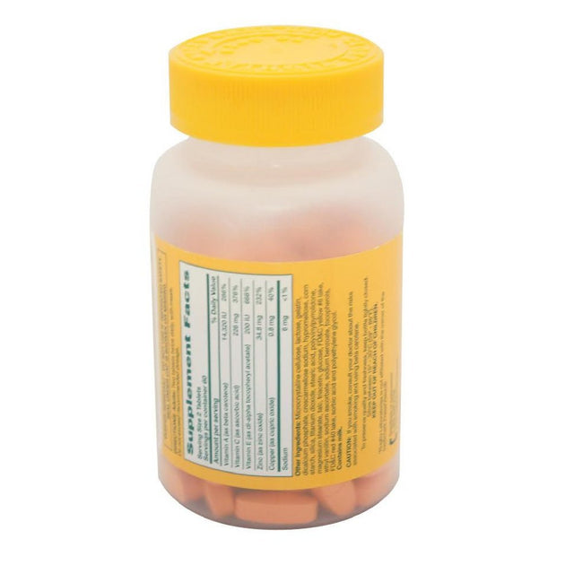 I-Vite Protect Vitamin and Mineral Supplement Tablets by Rugby, 120 Ea, 3 Pack