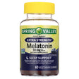 Spring Valley Non GMO Melatonin Dietary Supplement Gummies, Blueberry, 10 Mg, 60 Count