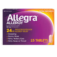Allegra Adult 24 Hour Non-Drowsy Antihistamine Allergy Relief Medicine 180Mg Tablets 15Ct