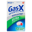 Gas-X Extra Strength Cherry Chewable Tablet for Fast Gas Relief, 72 Count