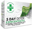 5 Day Detox Concentrates | Comprehensive Cleansing Program - with Head Start Blend and Bonus ICE Caps 8Ct