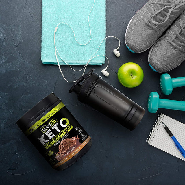 Healthy Delights Nature Fuel, Chocolate Milkshake, 14 Servings, (Pack of 1) 18.7 Ounce