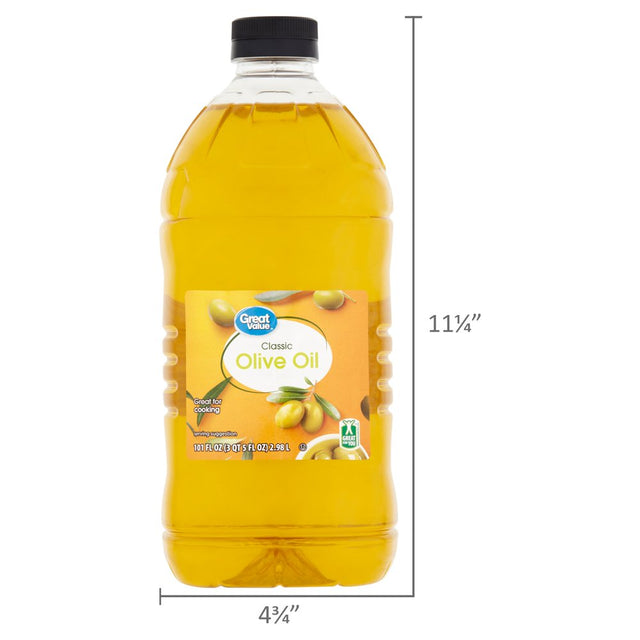 Great Value Classic Olive Oil for Cooking 101 Fl. Oz.