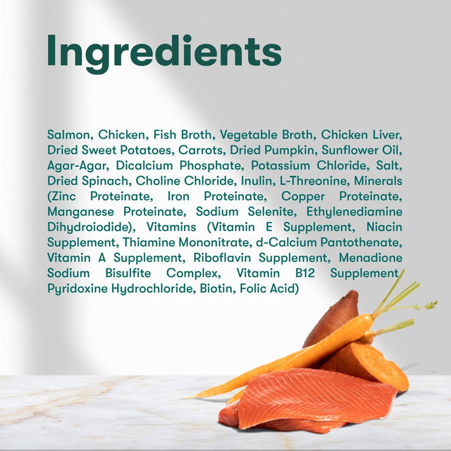 Jinx Chopped Salmon & Chicken Recipe Natural Wet Dog Food, Grain-Free, 13 Oz. Can