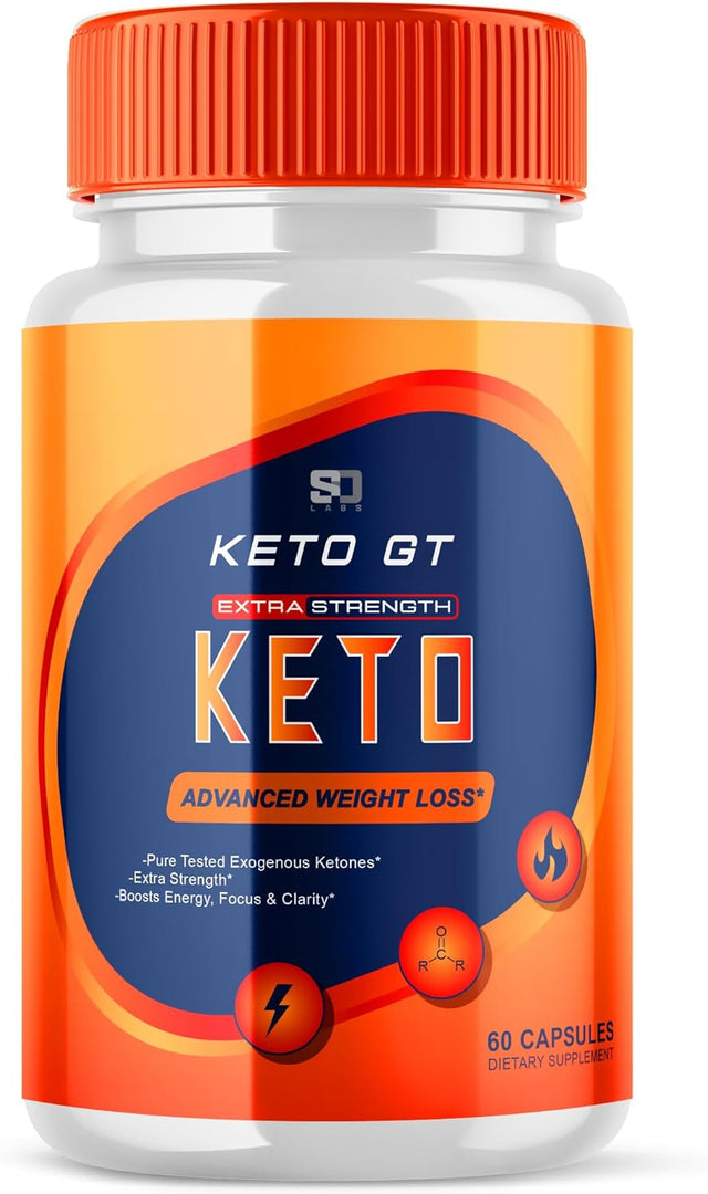 Keto GT Weight Manaement Pills Advanced Formula Pastillas Dr Tablets 800Mg Supplement (60 Capsules)