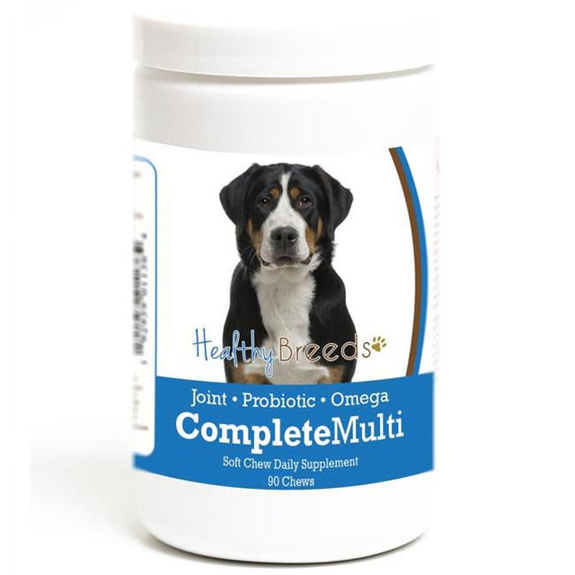 Healthy Breeds 192959011364 Greater Swiss Mountain Dog All in One Multivitamin Soft Chew - 90 Count