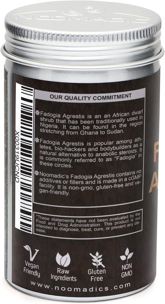 Fadogia Agrestis, 60 Capsules | 500Mg Each, 10: 1 Extract, Promotes Healthy Testosterone Levels & Athletic Performance