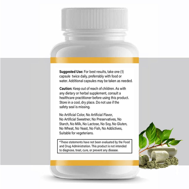 Ileaf Naturals Ginger Root with Mangosteen & Psyllium Husk - 60 Veggie Capsules