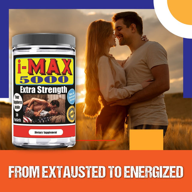 I-Maxx 5000 Testosterone Booster Supplement for Men, Male Enhancing Stamina Support Pills for Men 120Ct by Celebrity Lifestyle