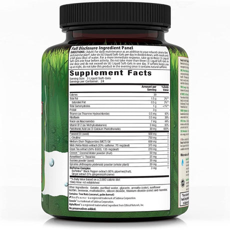 Irwin Naturals Body Fat Diet System Six Red 72Ct with Pill Case