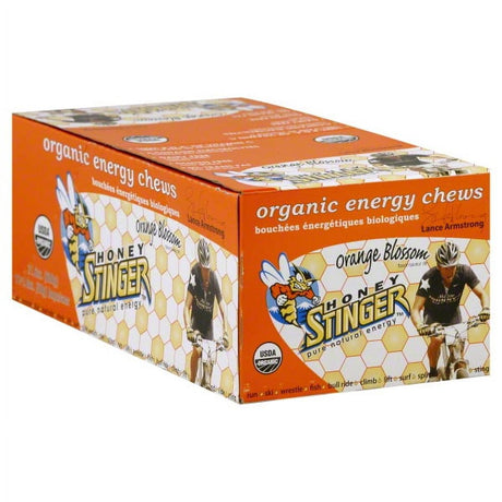 Honey Stinger Organic Energy Chews, Orange, 12 Ct