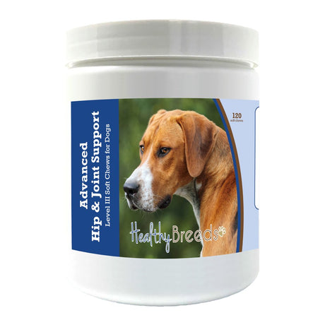 Healthy Breeds English Foxhound Advanced Hip & Joint Support Level III Soft Chews for Dogs 120 Count