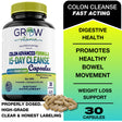 Grow Vitamin Fast Acting Colon Cleanse Formula, Supports Healthy Bowel Movements & Weight Loss, Natural Laxatives for Constipation Relief & Bloating Support, Detox Pills to Detoxify