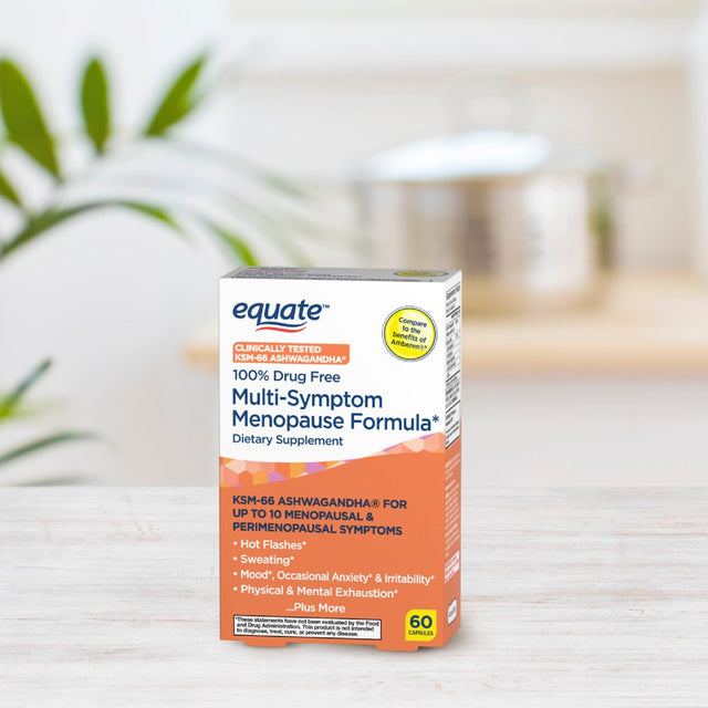 Equate Multi-Symptom Menopause Formula Supplement, 60 Count
