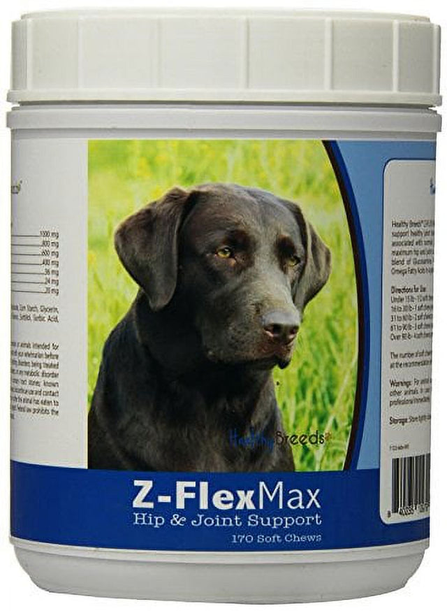 Healthy Breeds Labrador Retriever Z-Flex Max Hip & Joint Soft Chews 170 Count